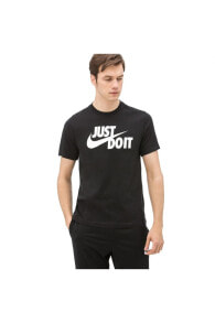 Sportswear JDI Erkek Siyah T-Shirt (PAMUK)