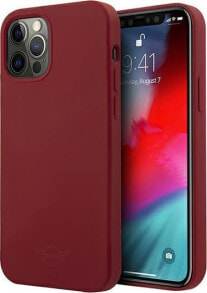 Mini Mini MIHCP12LSLTRE iPhone 12 Pro Max 6.7 "red / red hard case Silicone Tone On Tone
