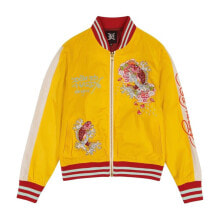 Купить женские футболки и топы Ed Hardy: Ed Hardy Koi Cranes Souvenir Jacket - EHWS7100-3