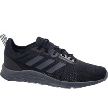 Мужская спортивная обувь для бега Мужские кроссовки спортивные для бега черные текстильные низкие Adidas Asweetrain