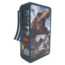 CYP BRANDS Jurassic World Triple Pocket Pencil Case