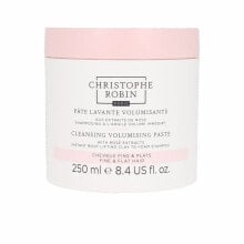 Christophe Robin Cleansing Volumising Paste  Очищающая паста для придания объема тонким волосам, с глиной и экстрактом розы 250 мл