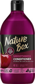 Glättender Conditioner für widerspenstiges und welliges Haar - Nature Box Cherry Oil Smoothness Conditioner