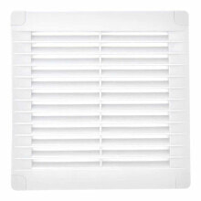 Ventilation grille EDM 87702 White 15 x 15 cm