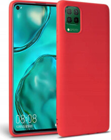 чехол силиконовый красный HUAWEI P40 LITE Tech-Protect