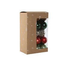 Christmas Baubles Home ESPRIT Multicolour PVC 18 x 12 x 30 cm (30 Pieces)