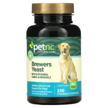 Витамины и добавки для собак petnc NATURAL CARE, пивные дрожжи, ароматизатор «Печень», 250 жевательных таблеток