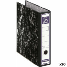 Lever Arch File DOHE 28,7 x 35 x 7 cm Black (20 Units)