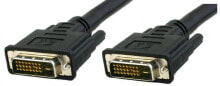 Techly ICOC-DVI-8105 DVI кабель 0,5 m DVI-D Черный