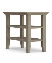 Simpli Home acadian Solid Wood Narrow Side Table