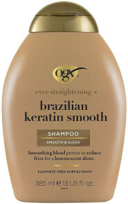 Shampoo mit Kokosnussöl, Keratinproteinen, Avocadoöl und Kakaobutter - OGX Brazilian Keratin Shampoo