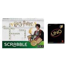 MATTEL GAMES Scrabble Harry Potter + UNO Minimalist FREE Board Game