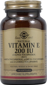 Vitamin E solgar Vitamin E Complex -- 200 IU - 100 Softgels