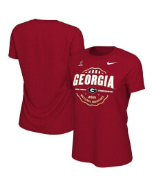 Nike women's Red Georgia Bulldogs College Football Playoff 2021 National Champions Seal Celebration T-shirt