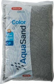 Грунты для аквариумов и террариумов zolux Aquasand Color pastel gray 5kg