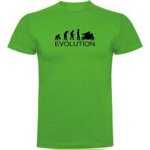 Мужские спортивные футболки мужская спортивная футболка зеленая с принтом KRUSKIS Evolution Motard Short Sleeve T-Shirt