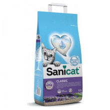 Купить косметика и гигиенические товары для собак SANICAT: SANICAT Sepiolita Classic Lavender Cat Litter 10L