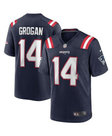 Nike men's Steve Grogan Navy New England Patriots Game Retired Player Jersey