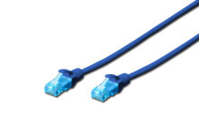 Кабели и разъемы для аудио- и видеотехники Digitus DK-1512-020/B сетевой кабель 2 m Cat5e U/UTP (UTP) Синий