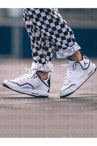 Air Jordan Courtside 23 'White Black' Leather Sneaker Erkek Deri Basketbol Ayakkabısı