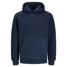 JACK & JONES Black Structure Hoodie