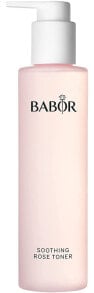 Жидкие очищающие средства Babor Cleansing Rose Toning Essence Освежающий тоник с розовой водой, для всех типов кожи 200 мл
