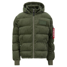 ALPHA INDUSTRIES Cord Puffer Jacket