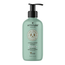 Шампуни для волос attitude Natural Pet Care Soothing Oatmeal Shampoo Натуральный успокаивающий гипоаллергенный шампунь для животный 473 мл