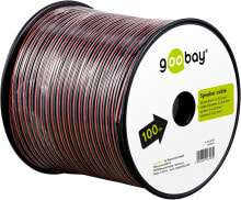 Goobay 59378 - Oxygen-Free Copper (OFC) - 100 m - Black - Red