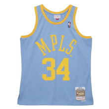 Синие мужские футболки Mitchell&Ness купить от $154