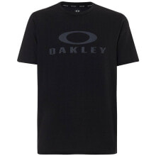 Мужские спортивные футболки мужская спортивная футболка синяя с логотипом OAKLEY APPAREL O Bark Short Sleeve T-Shirt