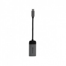 Verbatim 49143 видео кабель адаптер 0,01 m USB Type-C HDMI Черный, Серебряный