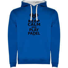 KRUSKIS Keep Calm And Play Padel Bicolor Hoodie