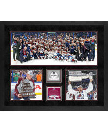 Fanatics Authentic colorado Avalanche 2022 Stanley Cup Champions Framed 20'' x 24'' 3-Photograph Collage with Game-Used Ice from the 2022 Stanley Cup Final - Limited Edition of 1000