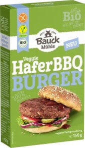 Fertigmischung Hafer BBQ Burger, vegan, 150 g