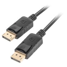 LANBERG CA-DPDP-10CC-0018-BK DisplayPort 4K M/M Video Cable 1.8 m