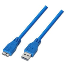 AISENS USB-A 3.0 To Micro USB-B M/M Adapter Cable 2 m