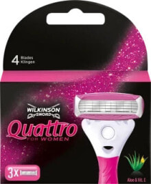 Купить женские бритвы и лезвия Wilkinson Sword: Rasierklingen, Quattro for women, 3 St