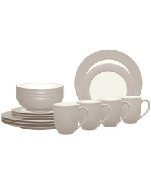 Noritake colorwave Rim 16-Pc. Dinnerware Set, Service for 4