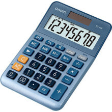 Casio MS-80E калькулятор Карман Финансовый Синий