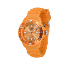 Женские наручные часы Женские наручные часы с оранжевым силиконовым ремешком Madison L4167-22 ( 35 mm)