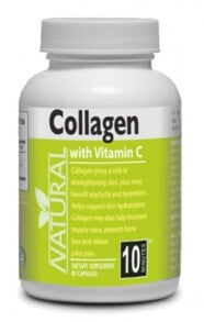 Гиалуроновая кислота natural SK Collagen + Vitamin C + Hyaluronic Acid Комплекс с гиалуроновой кислотой, коллагеном и витамином С 60 капсул
