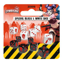 Настольные игры для компании cMON Zombicide 2E: Special B/W Dice Board Game