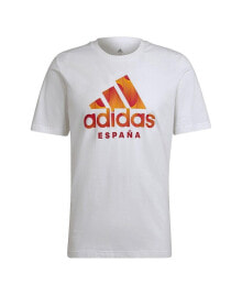 Men's White Spain National Team DNA Graphic T-shirt