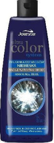 Оттеночные и камуфлирующие средства для волос joanna Ultra Color System Hair Rinse Blue Оттеночный ополаскиватель для осветленных и седых волос, оттенок голубой  150 мл