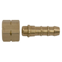 TALAMEX Straight Joint Brass 1/4´´ Right-Handed Threadx8 mm Hose Tail