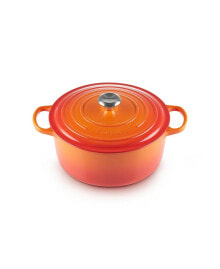 9-Qt. Signature Enameled Cast Iron Round Dutch Oven