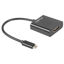 LANBERG AD-UC-HD-01 Adapter USB/HDMI M/F 15 cm