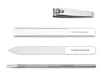 Купить маникюрные и педикюрные принадлежности TWEEZERMAN: Manicure set with glass files Glass Manicure Set