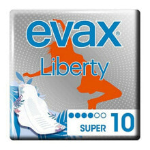 Супер прокладки с крылышками Liberty Evax Liberty (10 uds) 10 штук